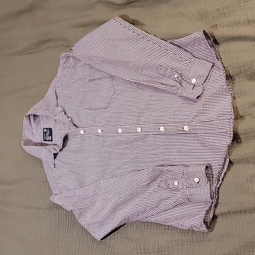 American Eagle Checkered Button Down Shirt - XS